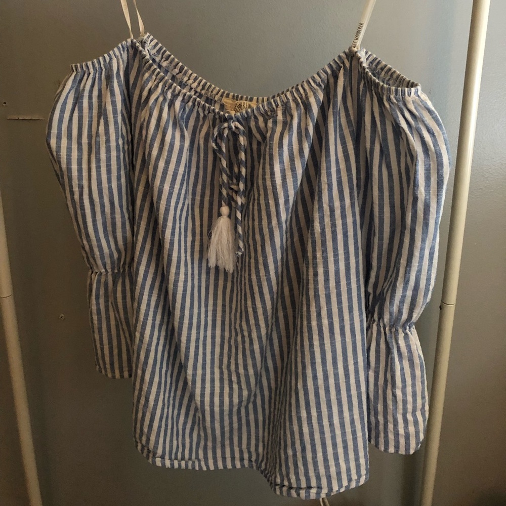 Anthropologie Off the Shoulder Top